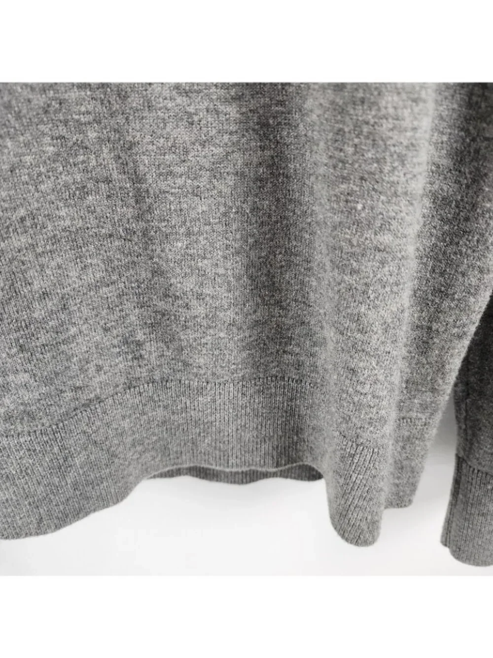 Abercrombie Fitch Sweater Mens L Heather Gray Wool Blend Long Sleeve Pullover